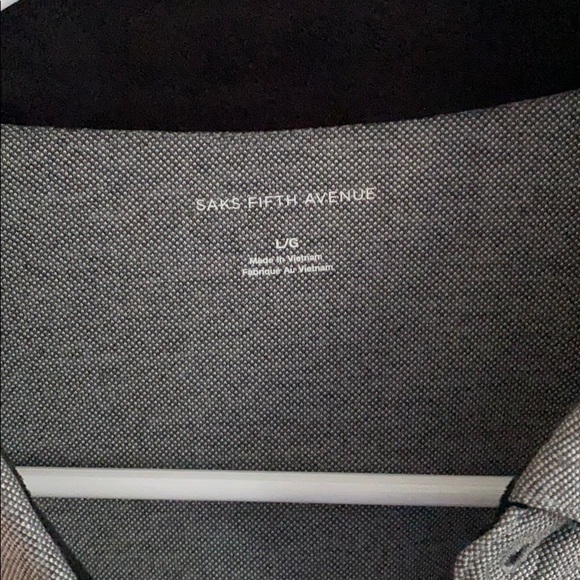 Saks Fifth Avenue Grey button down - Picture 2 of 5